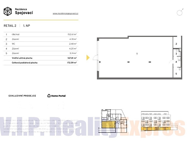 Prodej obchodního prostoru 173 m² - foto 4