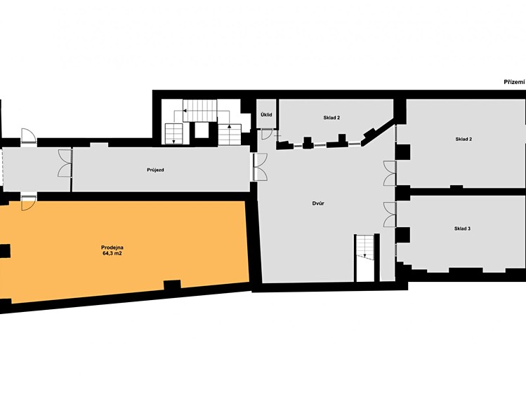 Prodej obchodního prostoru 200 m² - foto 3