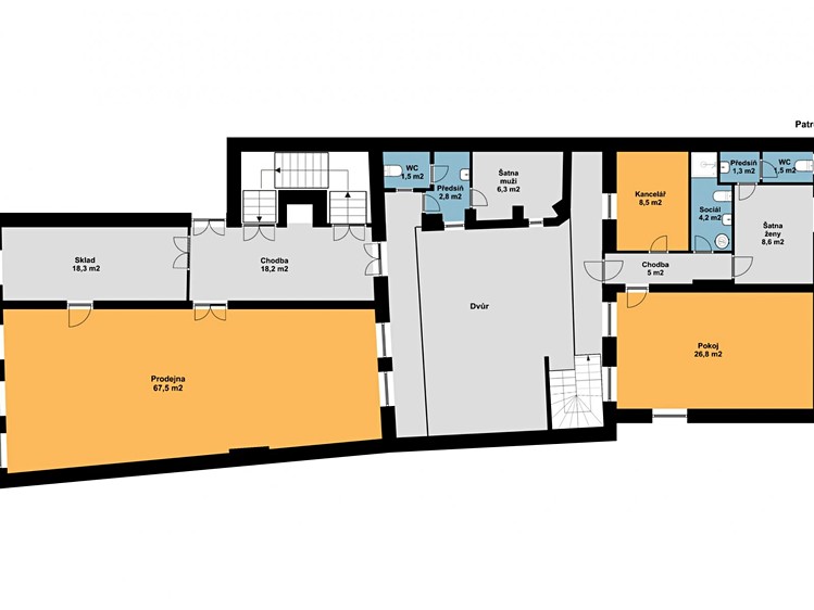 Prodej obchodního prostoru 200 m² - foto 2