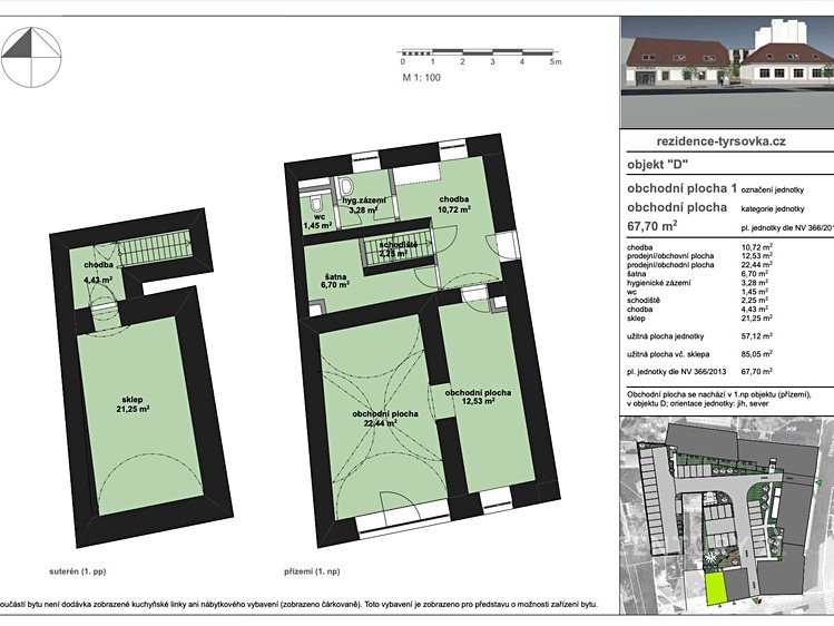 Prodej obchodního prostoru 57 m² - foto 3