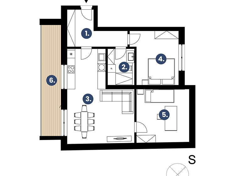 Prodej apartmánů 70 m² - foto 6