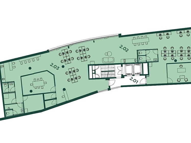 Pronájem kanceláře 287 m² - foto 4