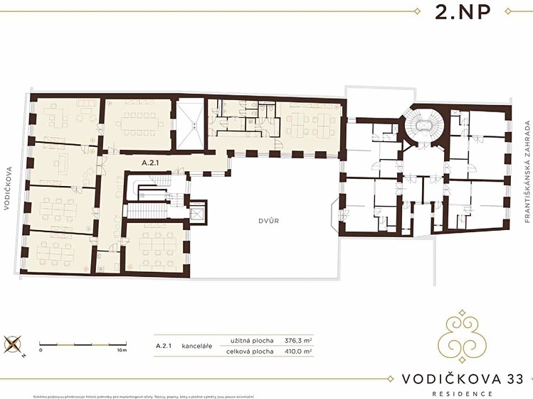 Pronájem kanceláře 371 m² - foto 7