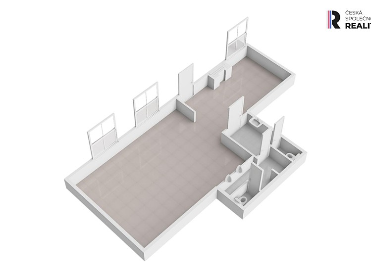 Pronájem kanceláře 60 m² - foto 8