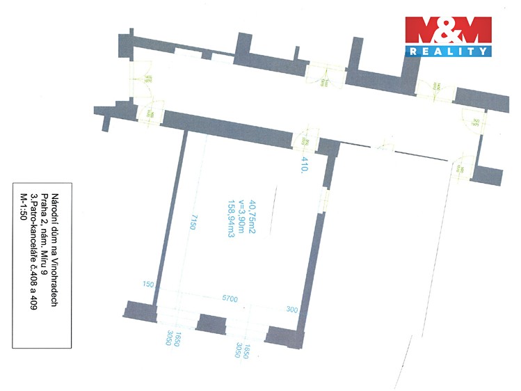 Pronájem kanceláře 41 m² - foto 8