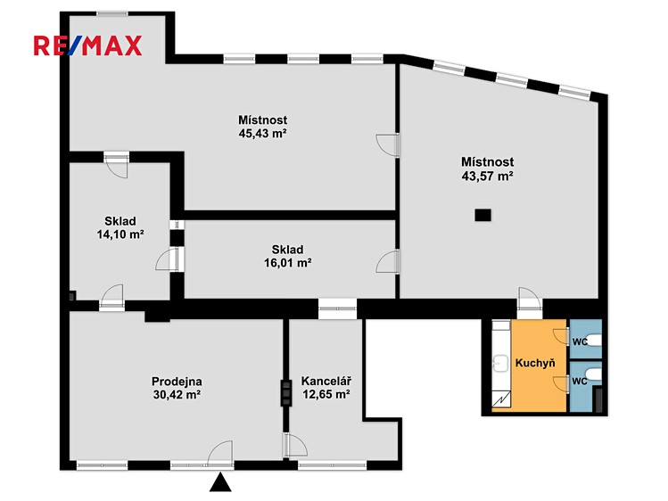 Pronájem obchodního prostoru 170 m² - foto 2