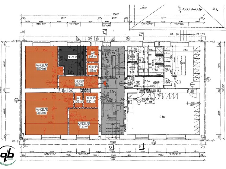 Pronájem kanceláře 55 m² - foto 8