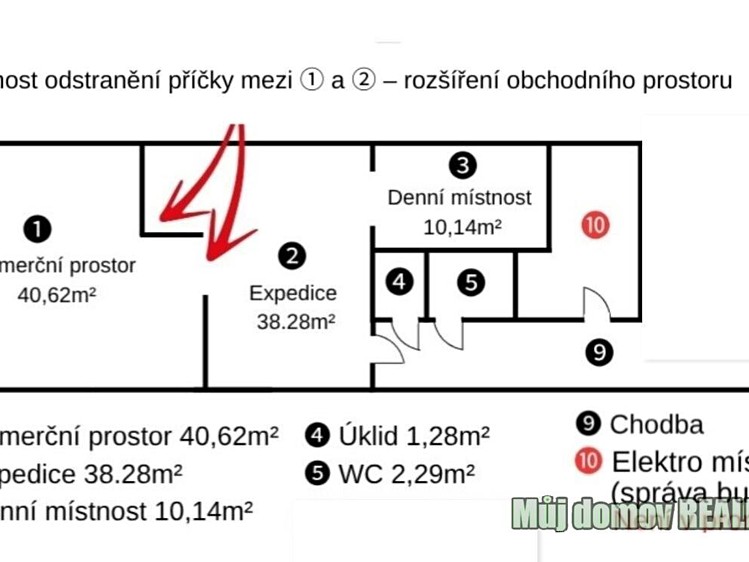 Pronájem obchodního prostoru 79 m² - foto 8
