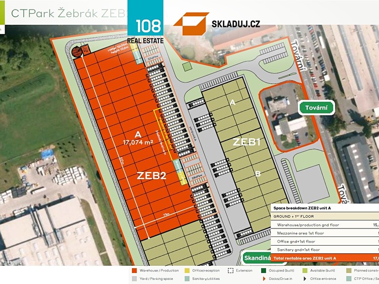 Pronájem skladového prostoru 8 000 m² - foto 5