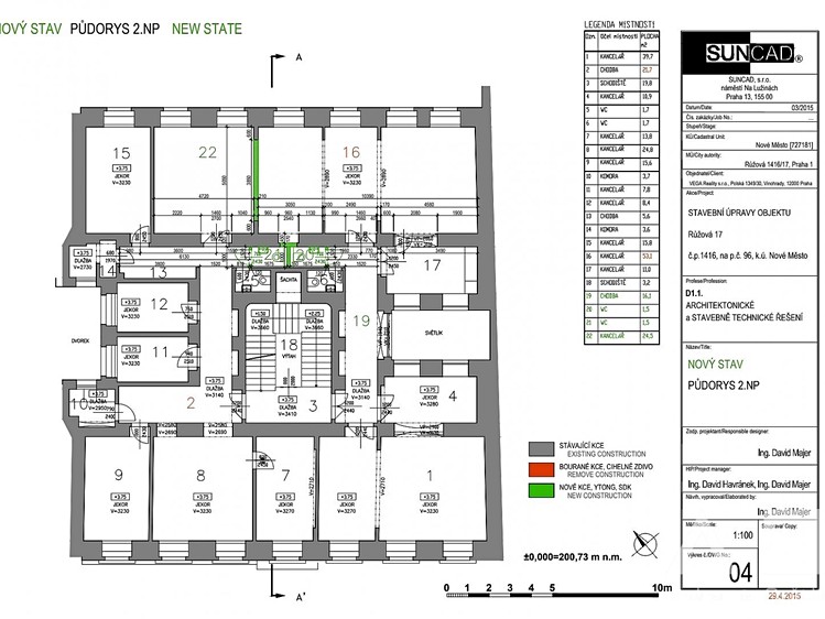 Pronájem kanceláře 134 m² - foto 5
