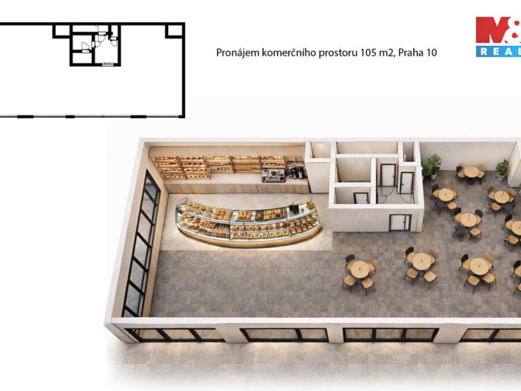 Pronájem obchodního prostoru 105 m² - foto 5