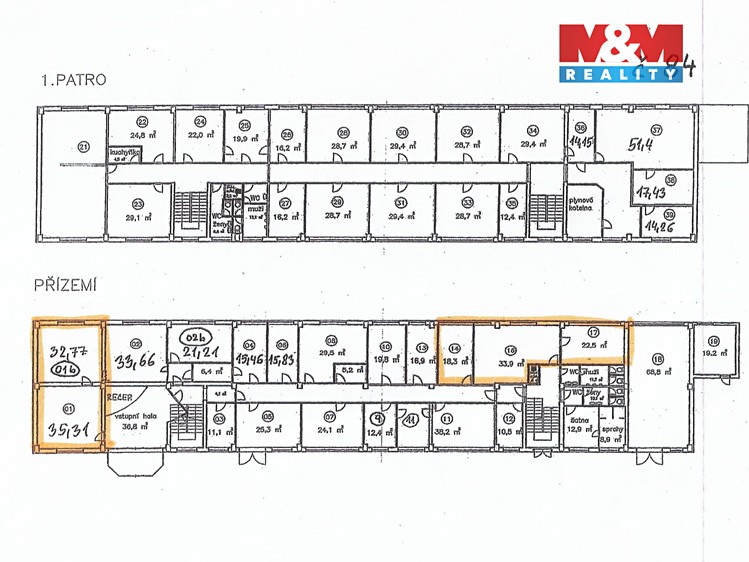 Pronájem kanceláře 56 m² - foto 7