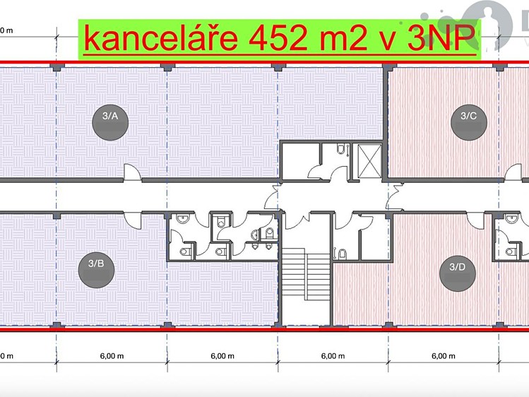 Pronájem kanceláře 577 m² - foto 4