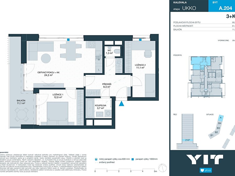 Prodej bytu 3+kk 62 m² - foto 2