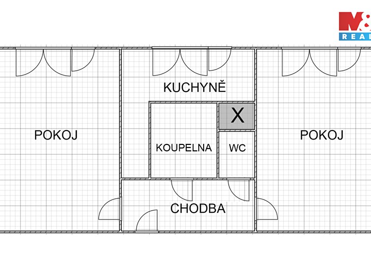 Prodej bytu 2+1 53 m² - foto 3