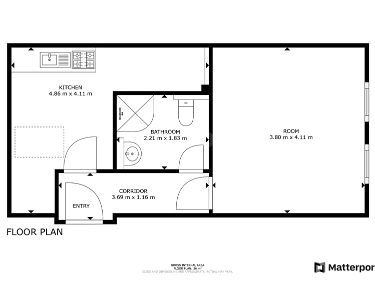Pronájem bytu 2+kk 36 m² - foto 8
