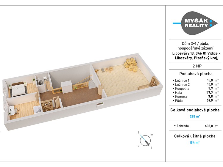 Prodej  chalupy 154 m², pozemek 747 m² - foto 4