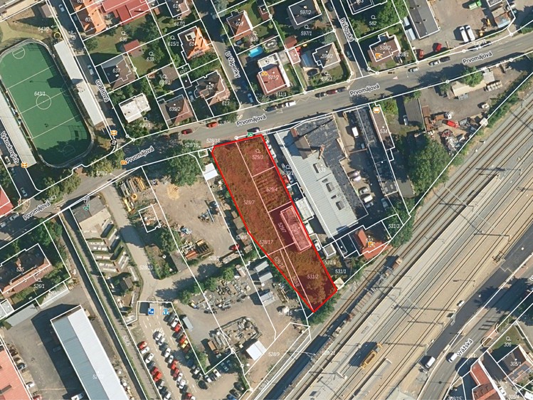 Pronájem komerčního pozemku 1 655 m² - foto 1