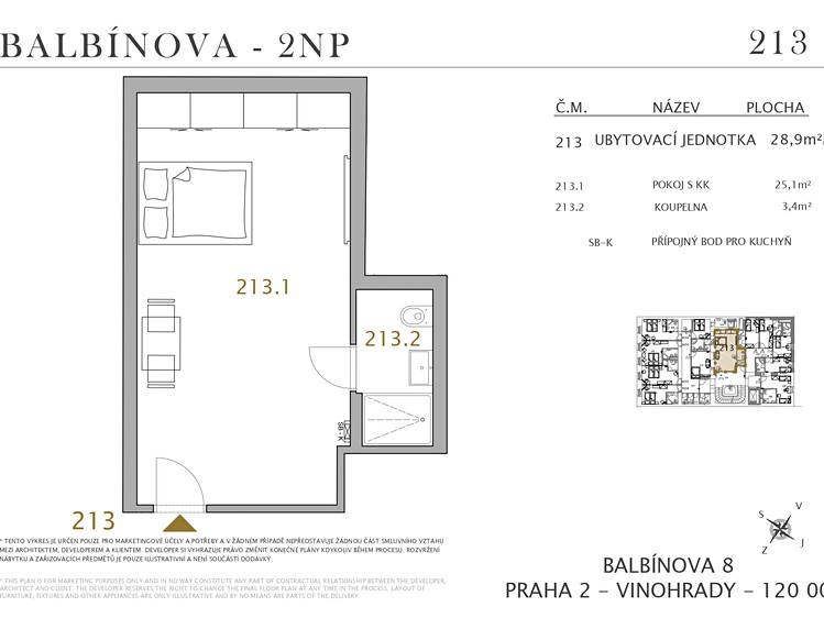 Prodej ubytovacího zařízení 29 m² - foto 2