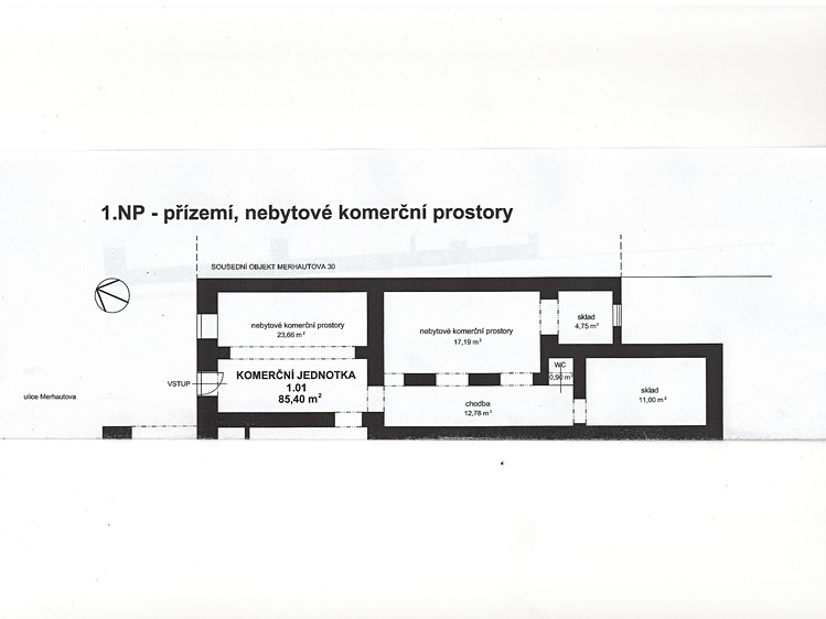 Prodej obchodního prostoru 85 m² - foto 3