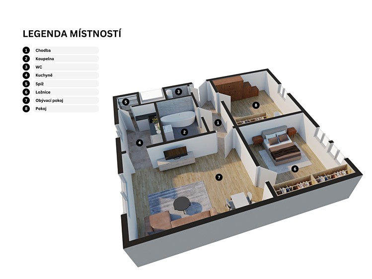 Prodej bytu 3+1 75 m² - foto 4