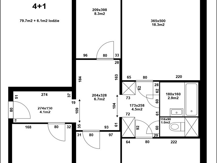 Prodej bytu 4+1 80 m² - foto 6