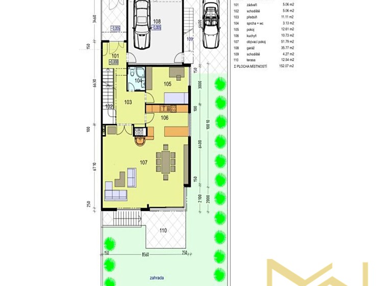 Pronájem rodinného domu 350 m², pozemek 358 m² - foto 8