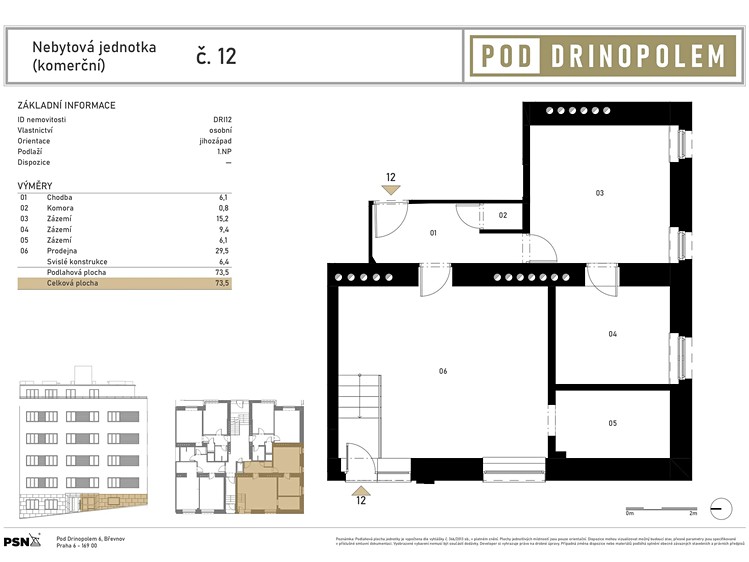 Prodej obchodního prostoru 67 m² - foto 2
