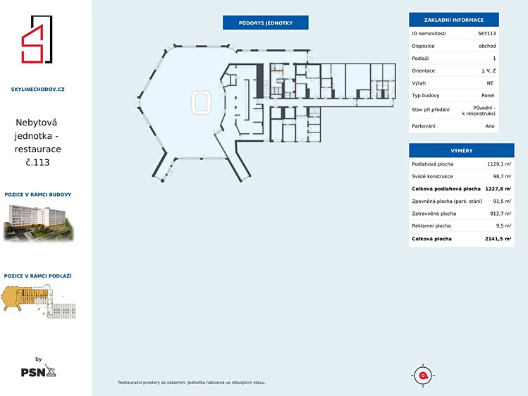 Prodej obchodního prostoru 1 228 m² - foto 2