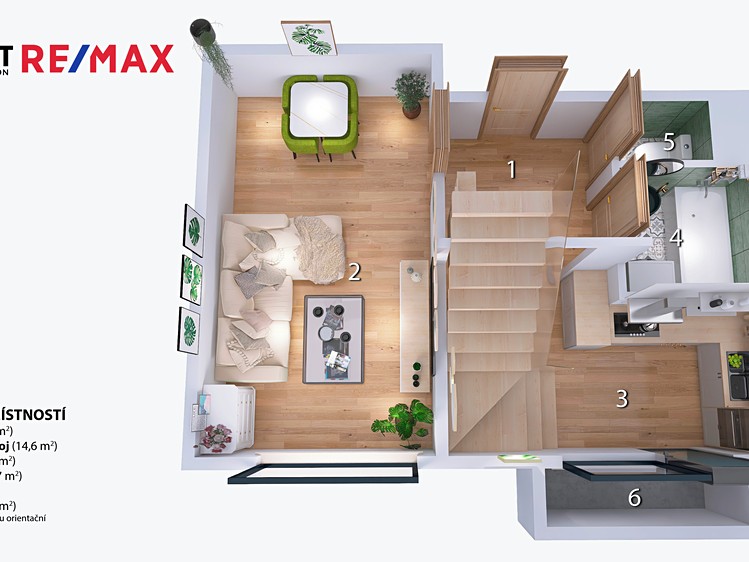 Prodej bytu 3+1 54 m² (Mezonet) - foto 6