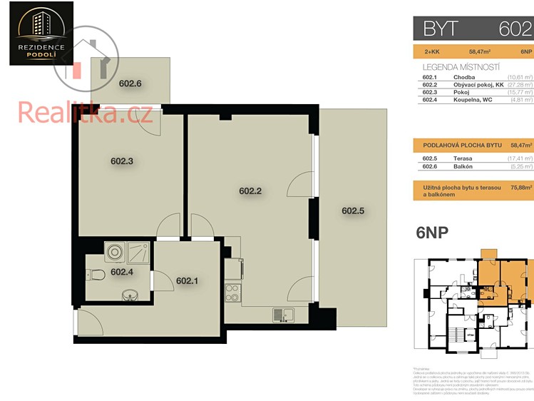 Prodej bytu 2+kk 58 m² - foto 3
