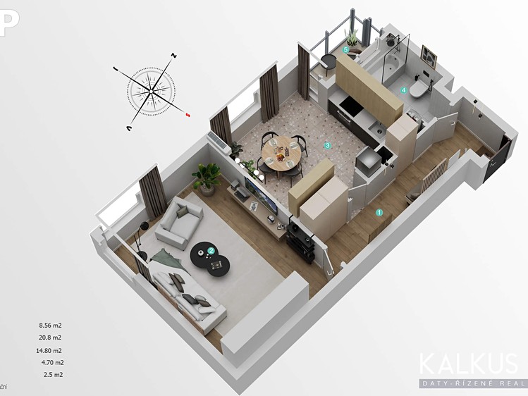 Prodej bytu 1+1 49 m² (Jednopodlažní) - foto 2