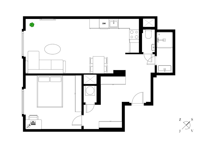 Prodej bytu 2+kk 54 m² - foto 3