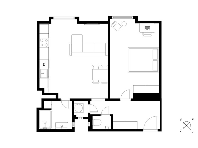 Prodej bytu 2+kk 53 m² - foto 3