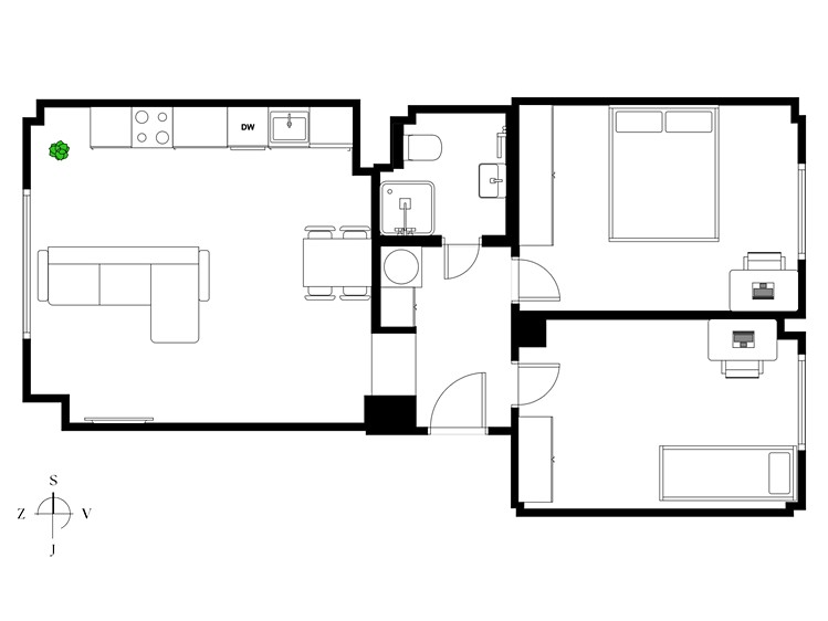 Prodej bytu 3+kk 57 m² - foto 3