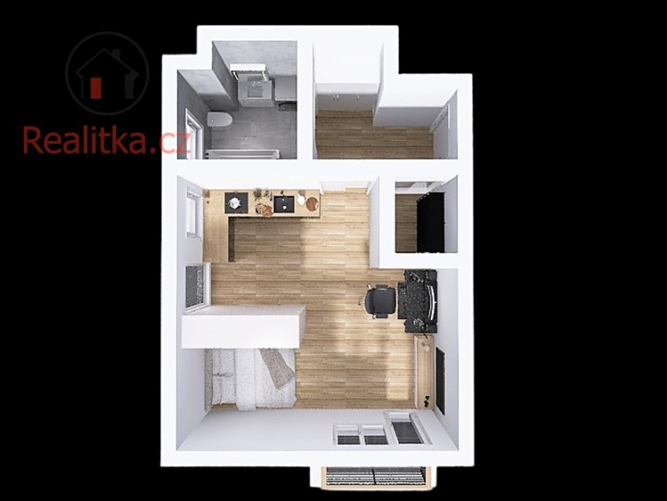 Prodej bytu 1+kk 44 m² - foto 4
