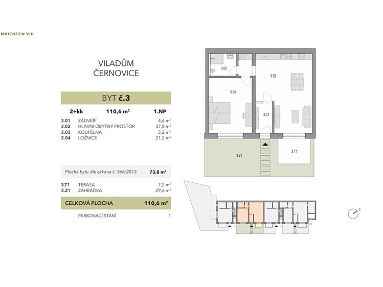 Prodej bytu 2+kk 74 m² - foto 6