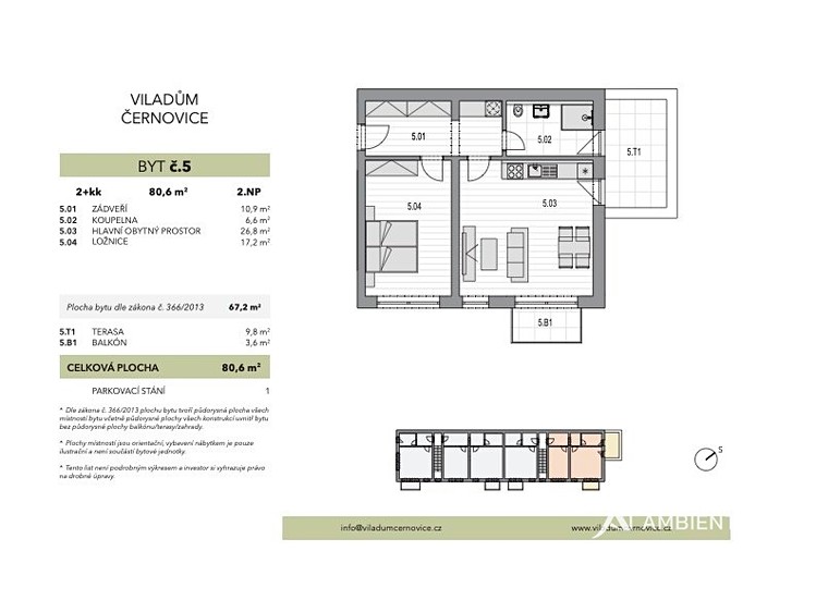 Prodej bytu 2+kk 62 m² - foto 4