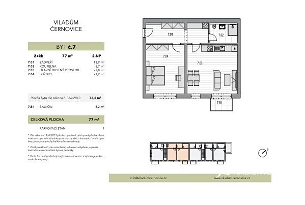 Prodej bytu 2+kk 69 m² - foto 3