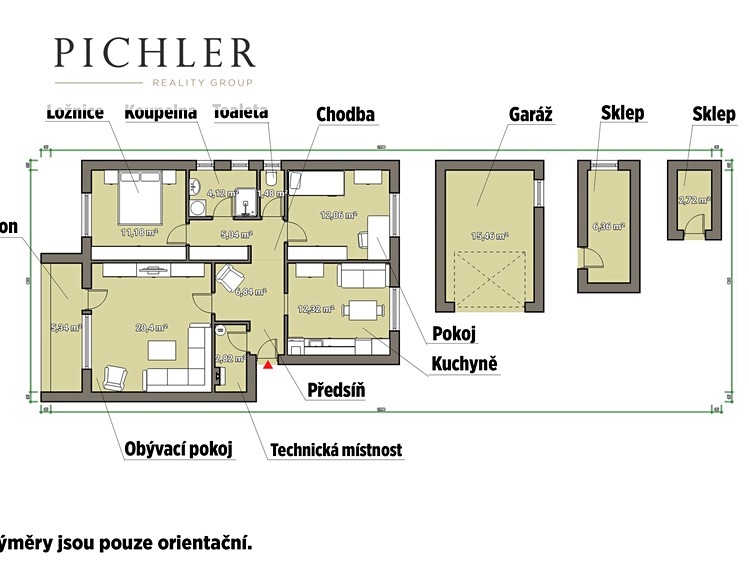 Prodej bytu 3+1 90 m² - foto 2
