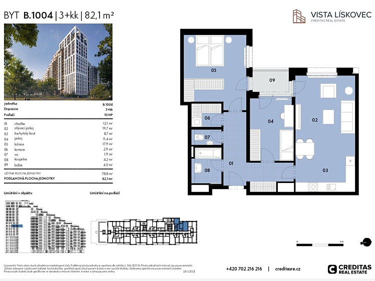 Prodej bytu 3+kk 79 m² - foto 8