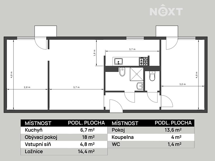 Prodej bytu 3+kk 75 m² - foto 6