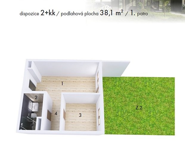 Prodej bytu 2+kk 37 m² - foto 6