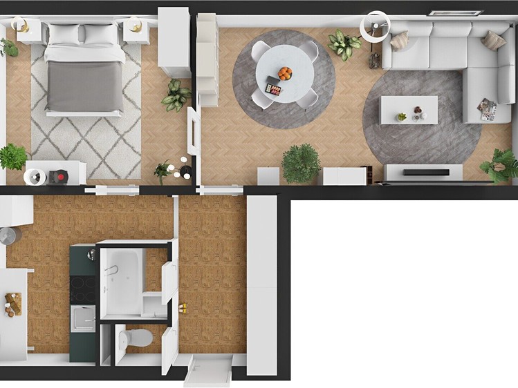 Prodej bytu 2+1 58 m² - foto 4