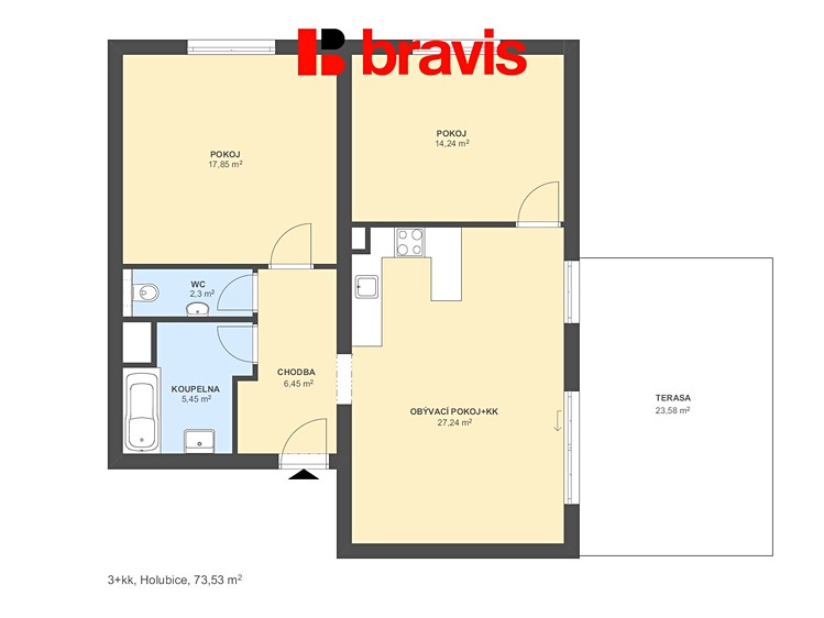 Prodej bytu 3+kk 97 m² - foto 5