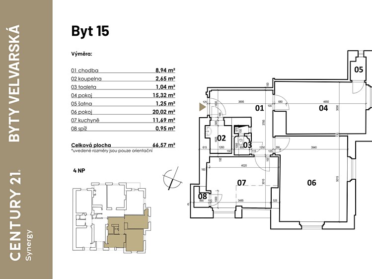 Prodej bytu 2+1 67 m² - foto 4
