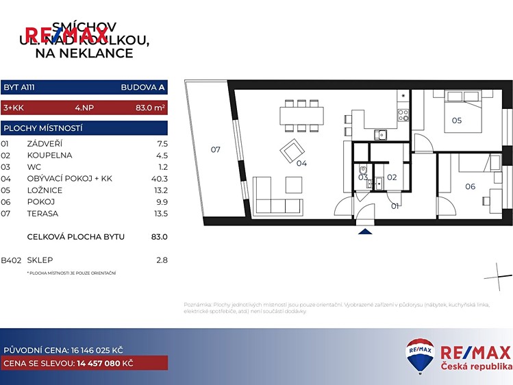 Prodej bytu 3+kk 83 m² - foto 3