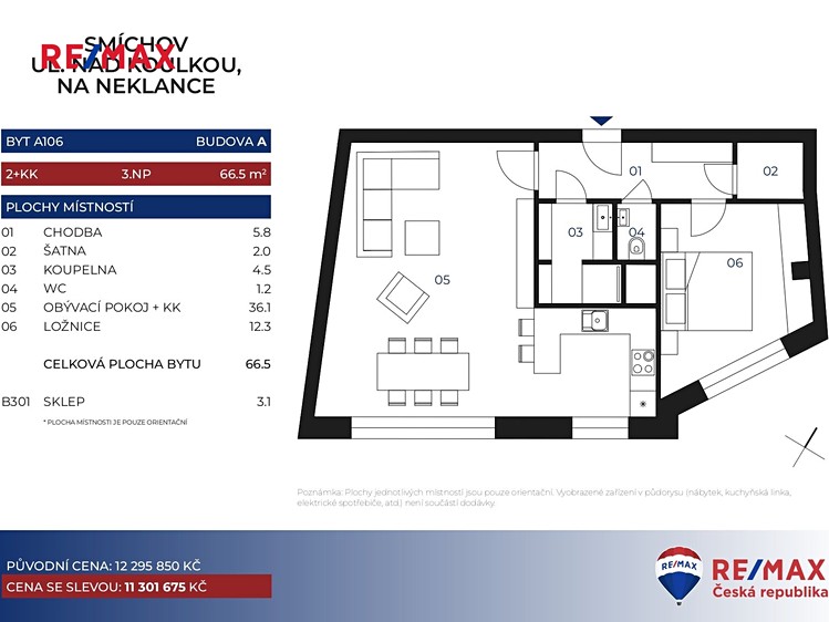 Prodej bytu 2+kk 67 m² - foto 3