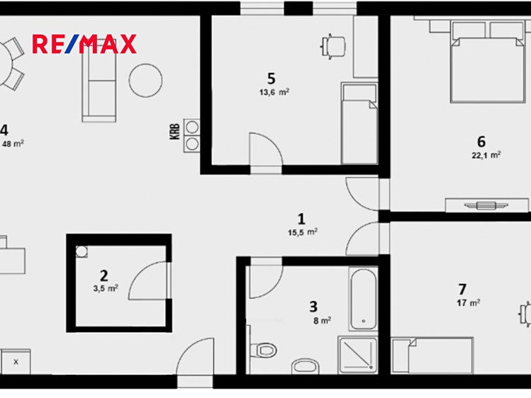 Prodej bytu 4+kk 124 m² (Jednopodlažní) - foto 3