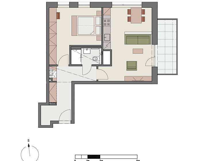 Prodej bytu 2+kk 53 m² - foto 4